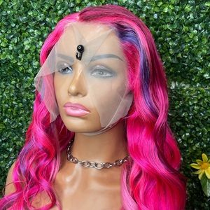 Pink lace front wig 🚫 SOLD 🚫